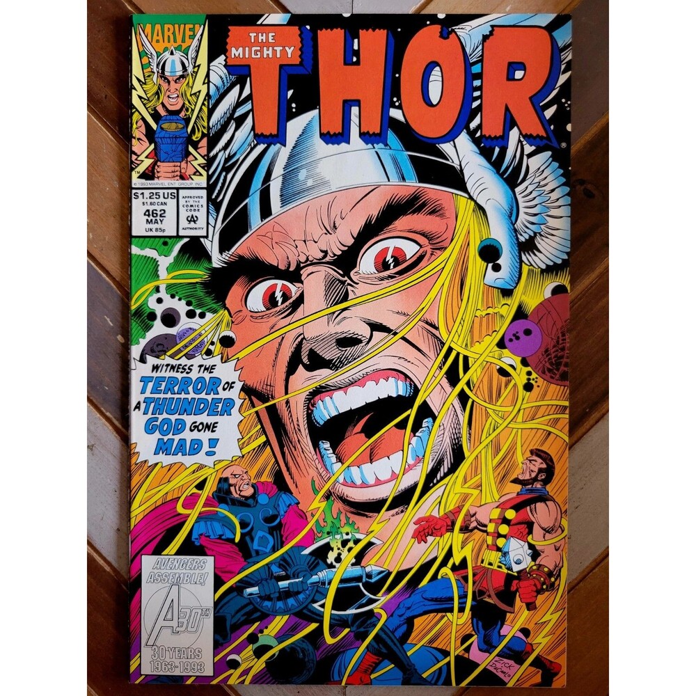 Thor #462 VF+ (Marvel 1993) Beta Ray Bill, Pluo, Ares, Zeus! Jim Starlin Story!